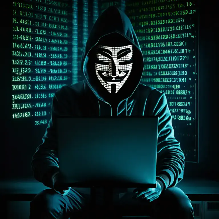 Visual representation of "break into" - To access a computer system or network without authority