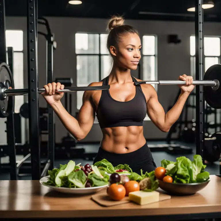 Visual representation of "fighting fit" - In very good health and physical condition