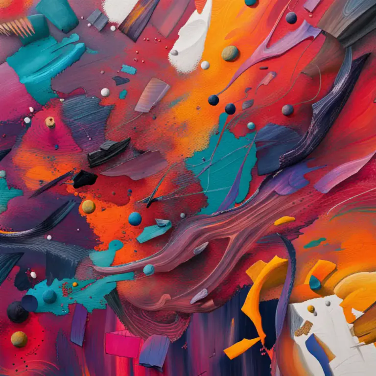Visual representation of "palette" - The range of colors used by a particular artist or in a particular picture.