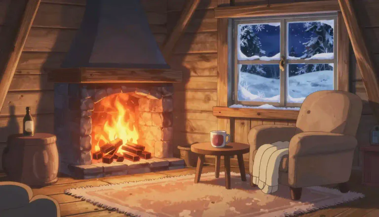 Visual representation of "homey" - Simple but cozy and comfortable, like at home.