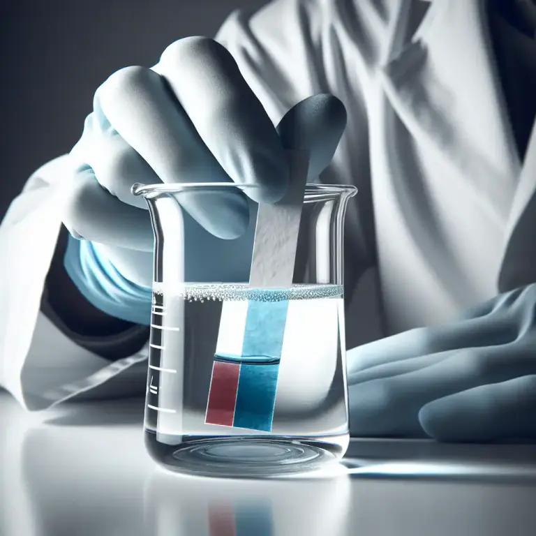 Visual representation of "acidic" - Causing or being able to cause an acid reaction