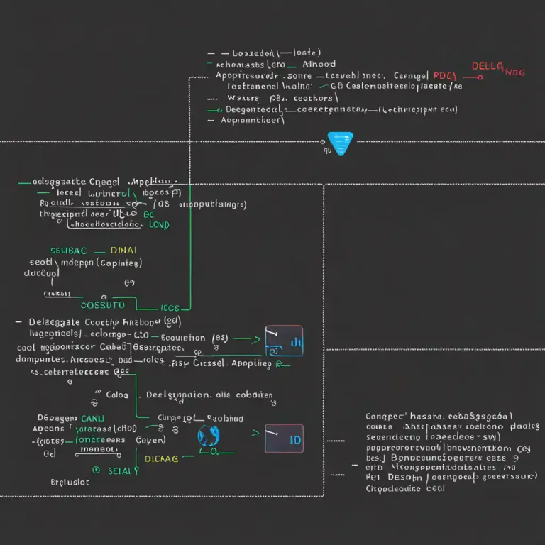 Visual representation of "delegate" - In computer programming, a type that represents references or methods with specific parameters and return type