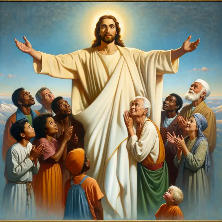 Visual representation of "redemptive" - Related to the Christian belief in being saved from sin.