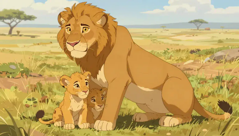 Visual representation of "offspring" - The child or children of a person or animal