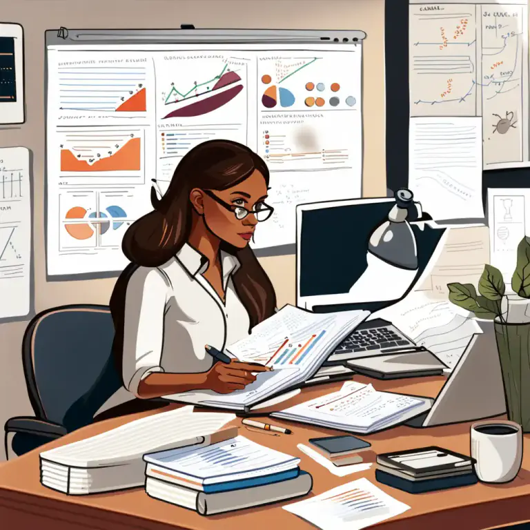 Visual representation of "method" - A certain order or plan followed in a study or an investigation.