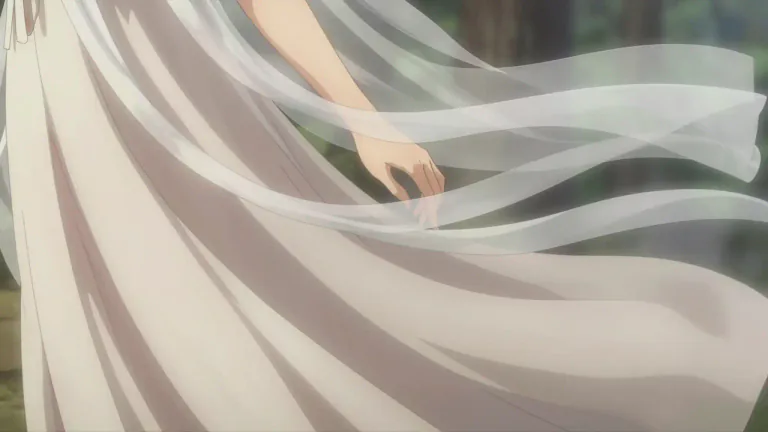 Visual representation of "filmy" - Looking like, or being a thin and light, often see-through material.