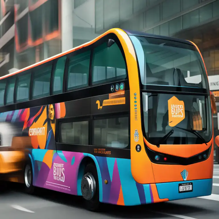 Visual representation of "liveried" - Decorated with a specific design or color scheme (like a vehicle or an aircraft with company logo).