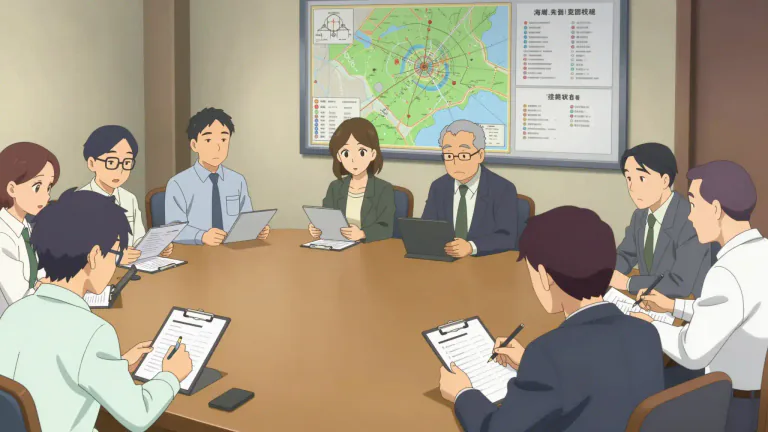 Visual representation of "survey" - A detailed study or examination of something to gather information.