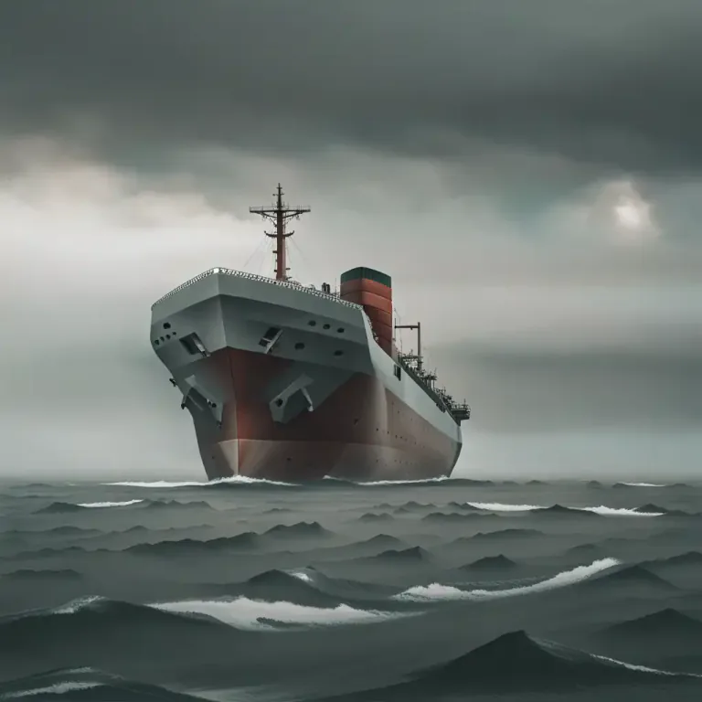 Visual representation of "adrift" - To float freely without control or guidance