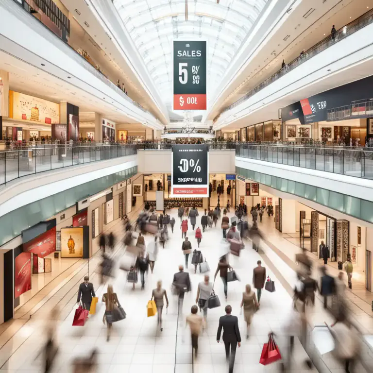 Visual representation of "sale" - A period during which a shop or dealer sells goods at reduced prices.