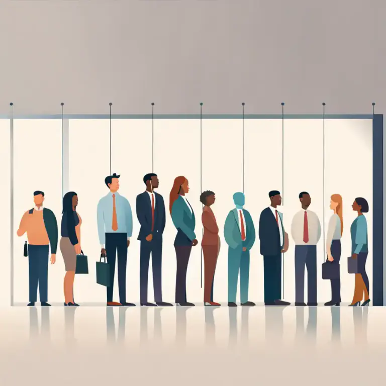 Visual representation of "screen out" - To reject or disqualify someone or something because they do not meet the needed requirements.