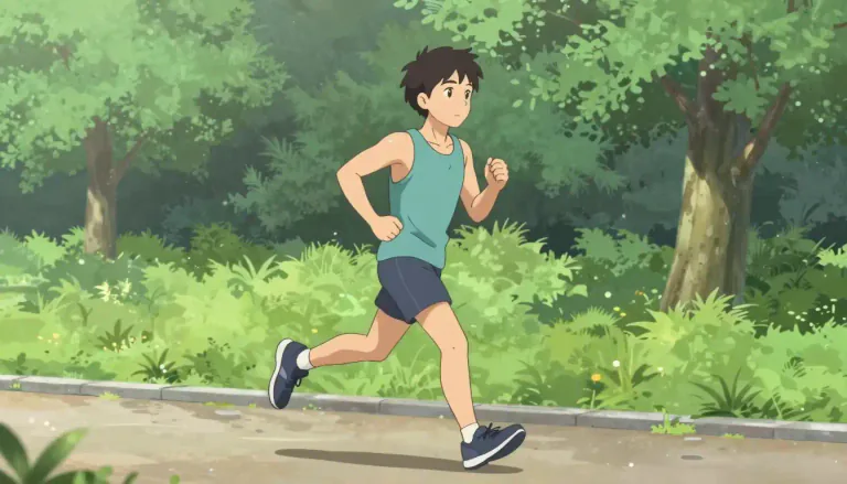 Visual representation of "jogger" - A person who jogs as a form of exercise.