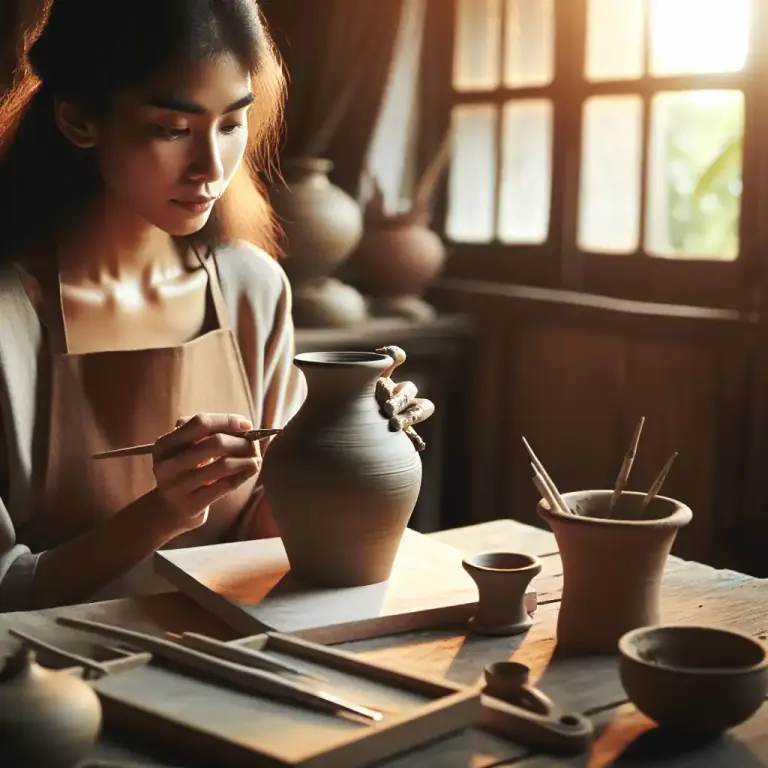 Visual representation of "craft" - To make or create something skillfully