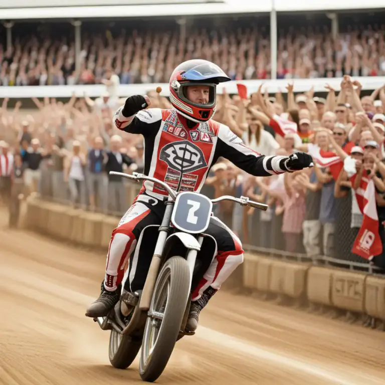 Visual representation of "speedway" - A kind of motorcycle racing on an oval track, mainly professional in Britain and other Commonwealth nations.