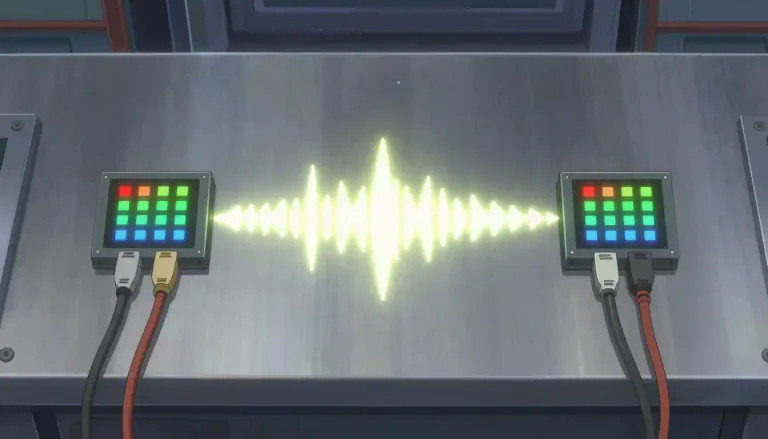 Visual representation of "strobe" - A strobe signal is used in electronic devices to synchronize operations.