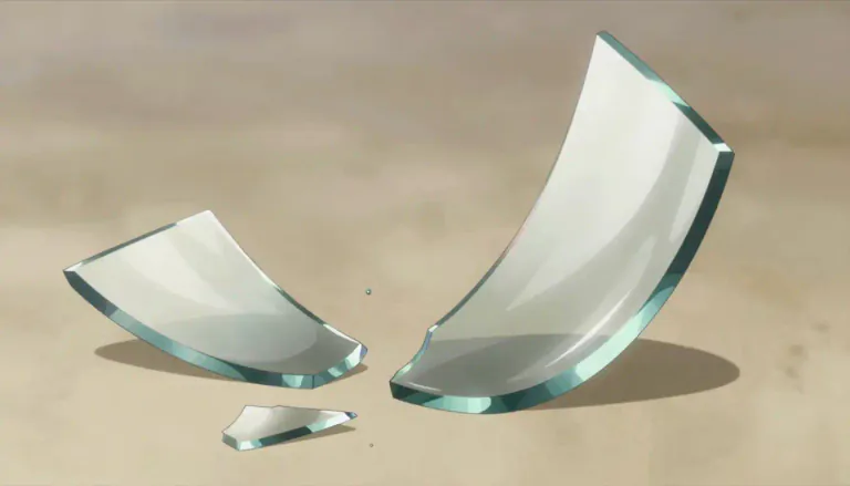Visual representation of "fragment" - A small part that is broken off or separated from something