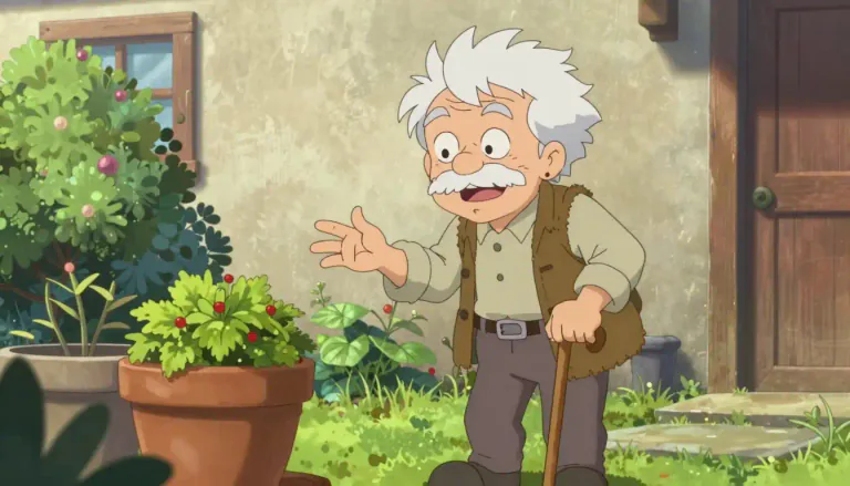 Visual representation of "codger" - An elderly man, usually a bit eccentric in behavior.