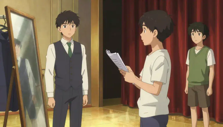 Visual representation of "understudy" - An actor who learns another actor's role in order to perform it if needed