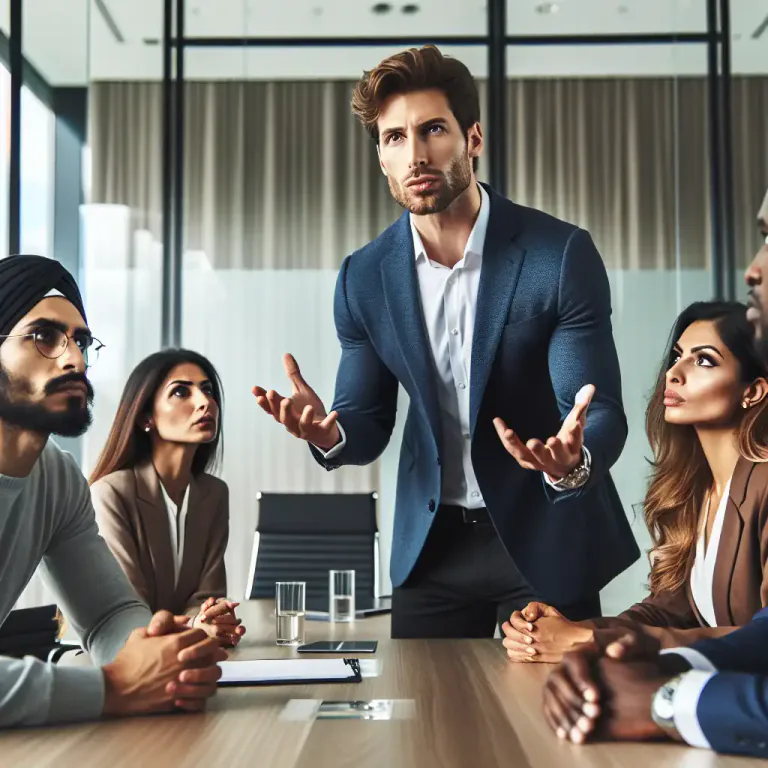 Visual representation of "grandstand" - To show off or behave in a way that is intended to impress people.