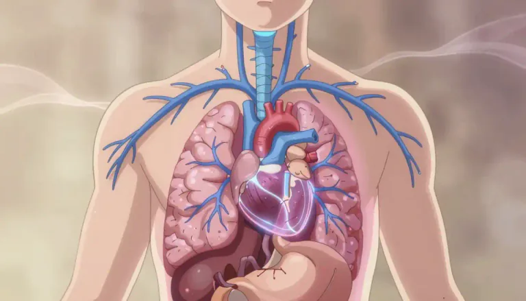 Visual representation of "vagal" - Pertaining to functions or responses governed by the vagus nerve, especially regarding involuntary bodily functions.