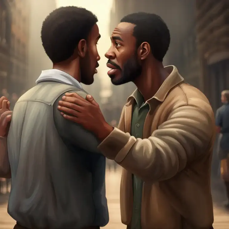 Visual representation of "hold/keep something in check" - To stop someone from doing something bad