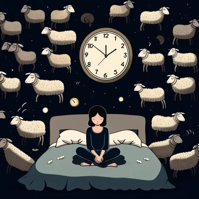 Visual representation of "have a good/bad night" - To experience an unpleasant or difficult night