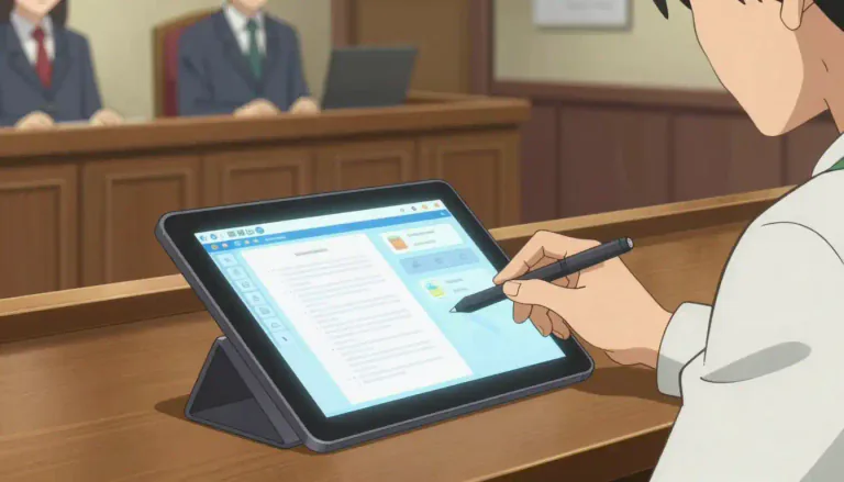 Visual representation of "touchpad" - A touchpad is used in legal contexts to refer to electronic devices where users navigate through digital documents or software during legal proceedings.
