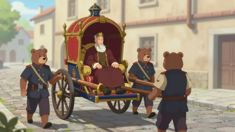 Visual representation of "sedan" - Historically, a type of chair carried by people, used for transporting one seated person.
