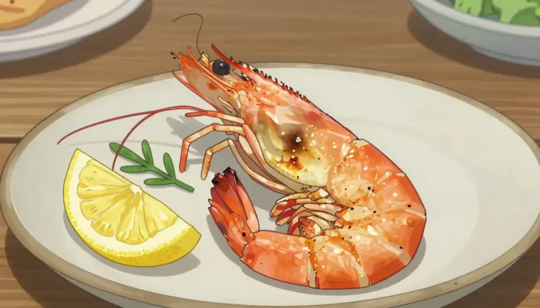 Visual representation of "gamba" - A type of edible fish or crustacean often found in Mediterranean cuisine.