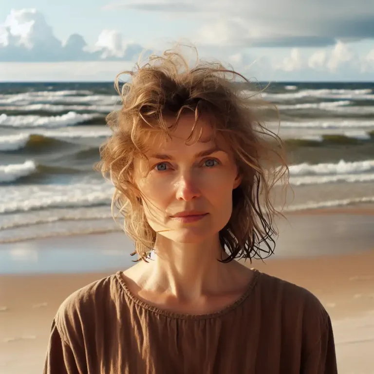 Visual representation of "stringy" - A term used to describe hair that is unmanageably thin, dry, and often tangled.