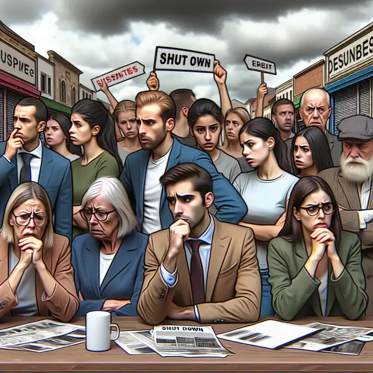 Visual representation of "malaise" - A problem or condition that harms or weakens a group, society, or economy