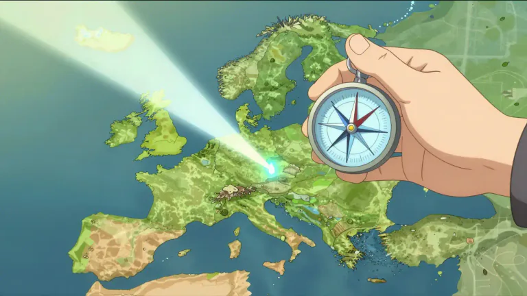 Visual representation of "pinpoint" - To find exactly where something is or when something happened
