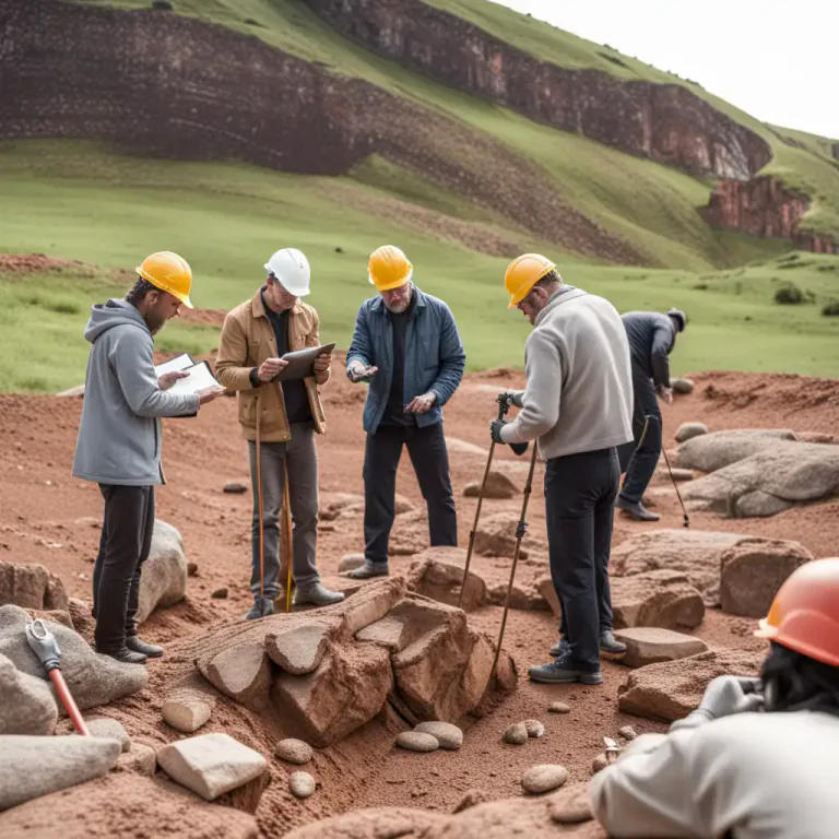 Visual representation of "geology" - The rocks and physical conditions of a particular area