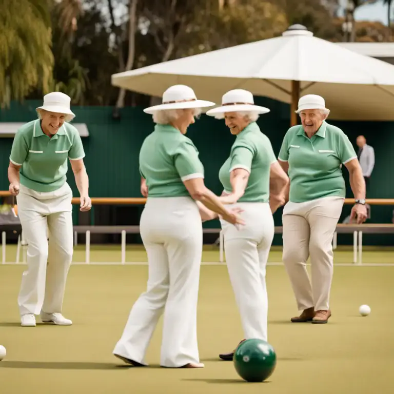 Visual representation of "rink" - A team that plays lawn bowls
