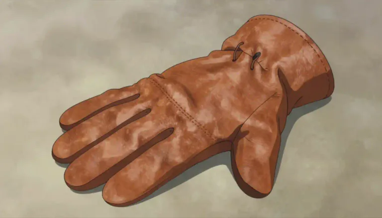 Visual representation of "glove" - A covering for the hand, made from leather, cloth, or similar material, with separate parts for each finger.