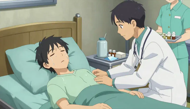 Visual representation of "morbidity" - The condition of being unhealthy or sick.