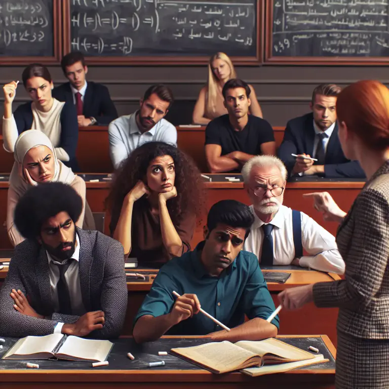 Visual representation of "pedantry" - An annoying display of knowledge, or a correction of small errors made by others