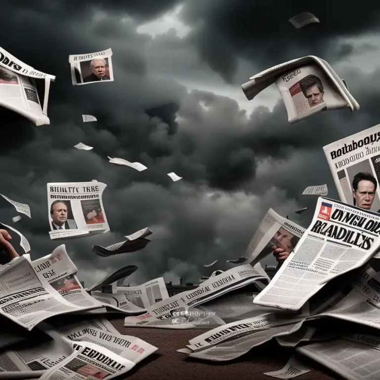 Visual representation of "miasma" - An unpleasant atmosphere which is caused by something