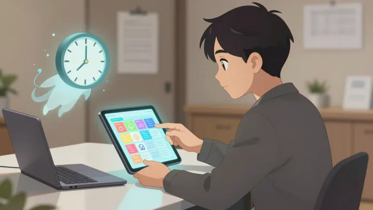 Visual representation of "timesheet" - A tool used to track the time spent on specific tasks, often serving as a billing resource in consultancy.