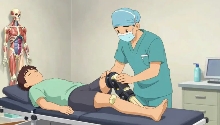 Visual representation of "orthopedic" - related to the branch of medicine dealing with the correction of deformities of bones or muscles.