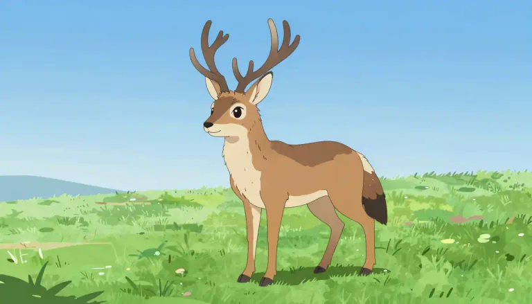 Visual representation of "jackalope" - A jackalope is a fictional animal depicted as a jackrabbit with antlers of a deer.