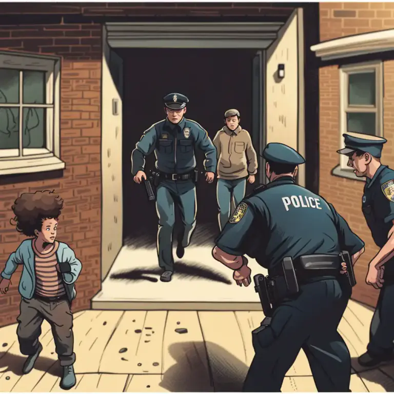 Visual representation of "arrest" - Act of taking someone into custody