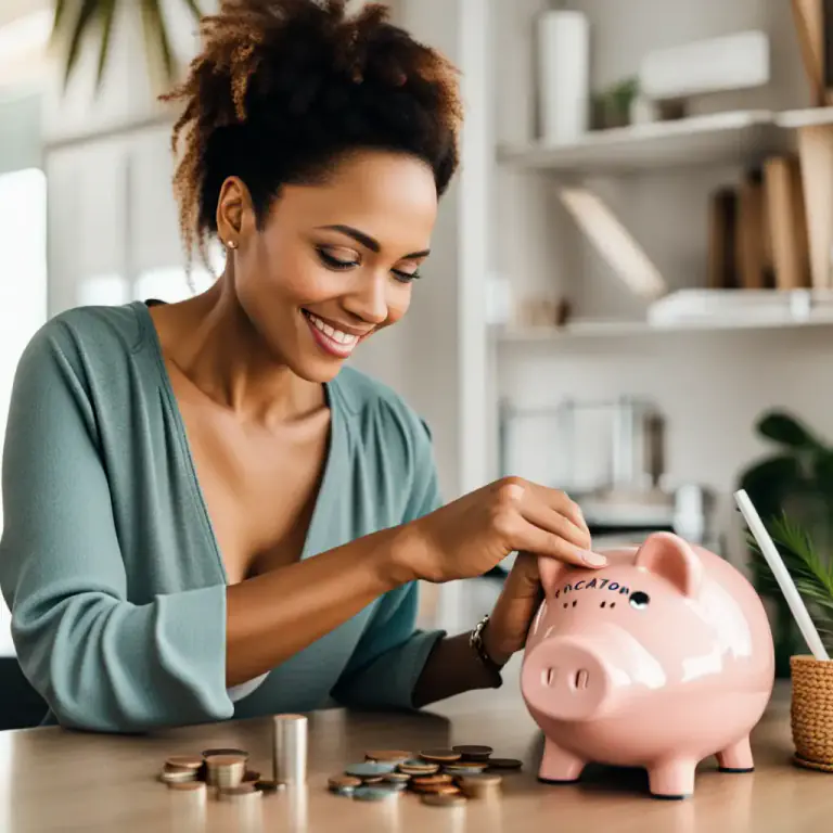 Visual representation of "set aside" - To save or reserve something, especially money or time, for a particular purpose