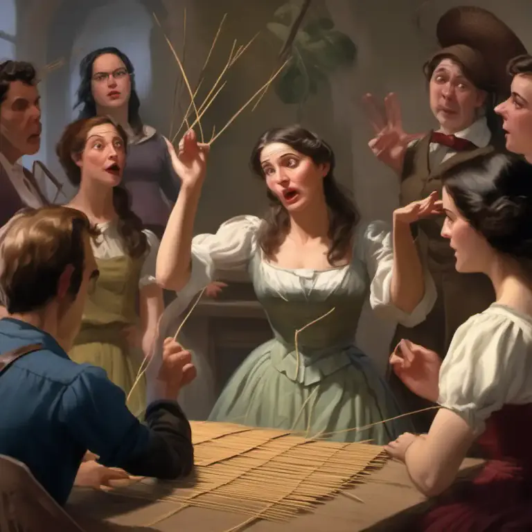 Visual representation of "make up" - to invent something, such as a story or an excuse