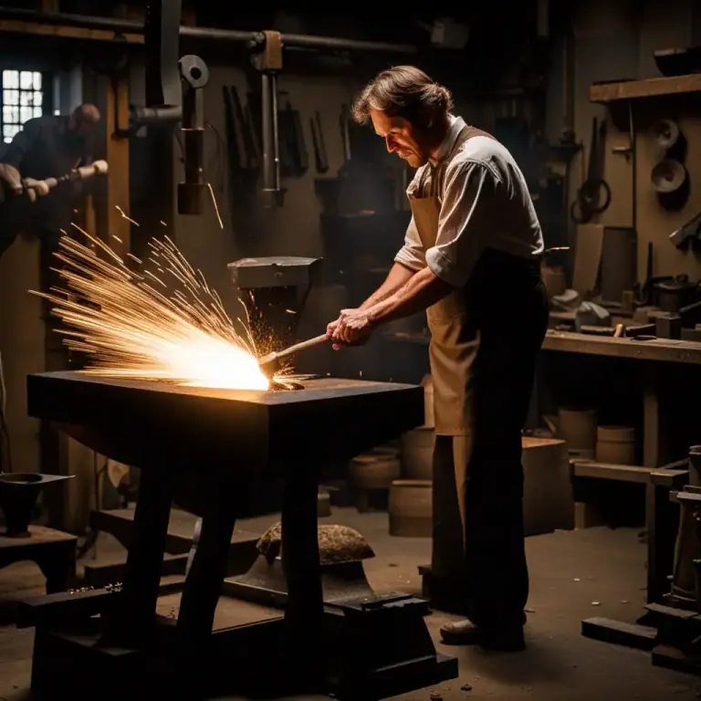 Visual representation of "tang" - The sound made when a metal object is hit.
