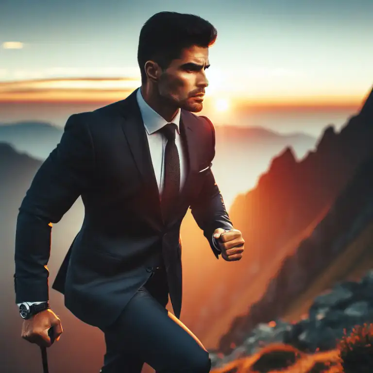 Visual representation of "ardour" - Strong feeling of confidence