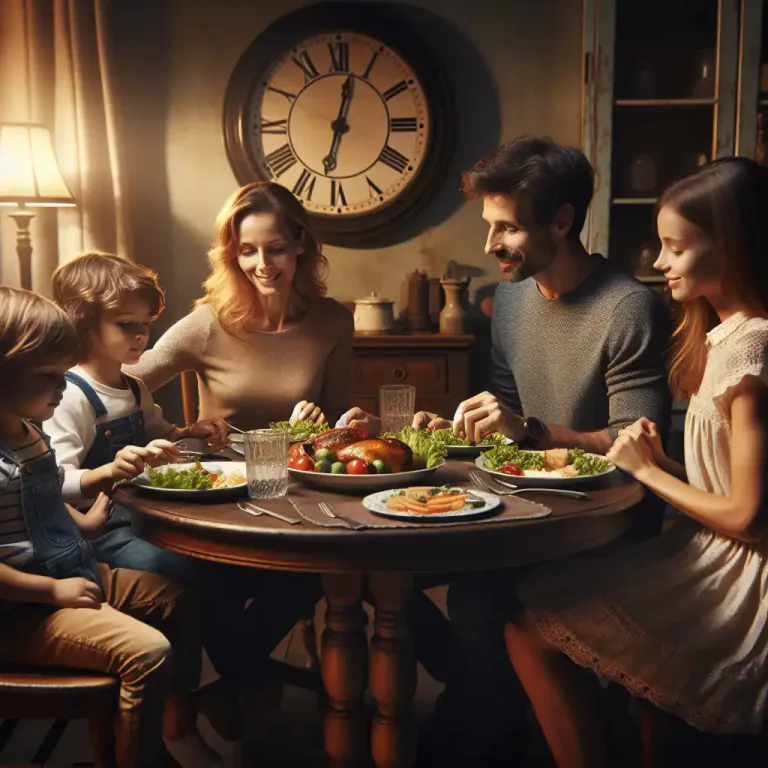 Visual representation of "sup" - to have supper