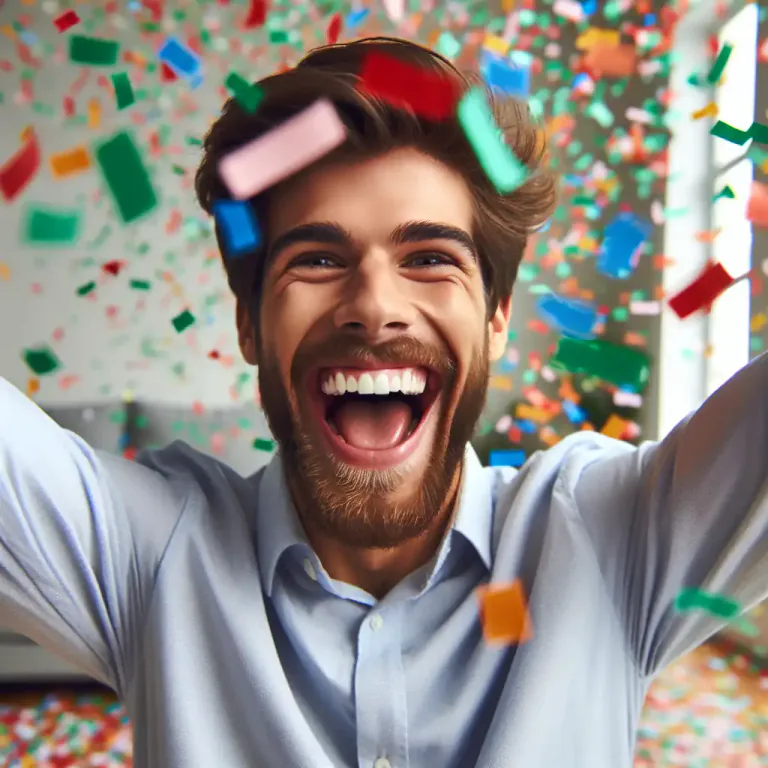 Visual representation of "cum" - Used as an exclamation of satisfaction or delight