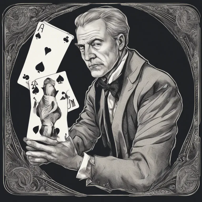 Visual representation of "an ace up your sleeve" - Have a hidden, surprising advantage or resource.