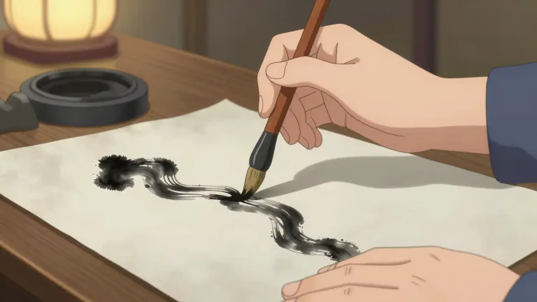 Visual representation of "calligraphy" - The art of beautiful handwriting.